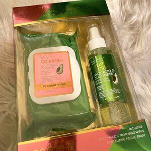 Nicole Miller Avocado Cucumber Makeup Remover Wipes & Hydrating Facial Spray